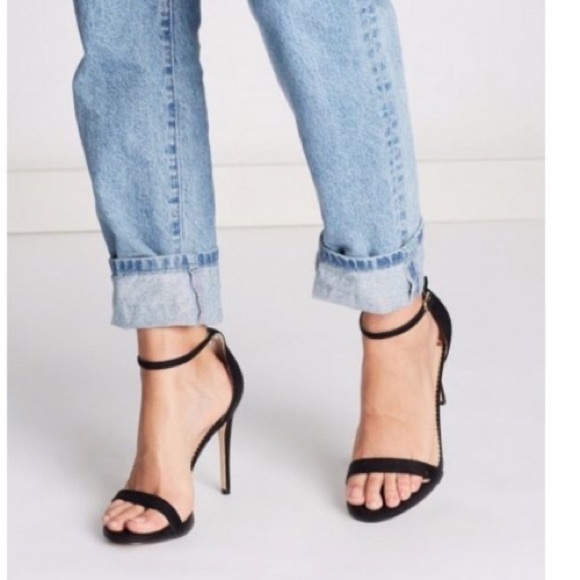 Sam Edelman Shoes - Sam Edelman Ariella Black Suede Ankle Stra…